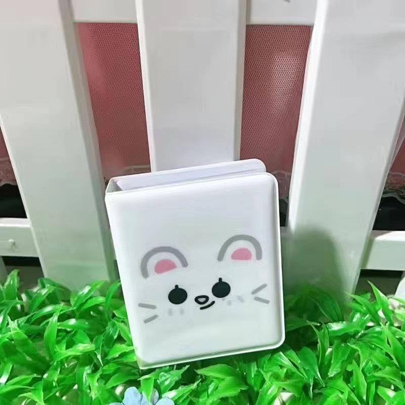 Kpop Idol Mini Photo Album 3 Inch Cute Cartoon Animal Print Photo Album Kpop Photocard Binder Idol Pictures Collection Book