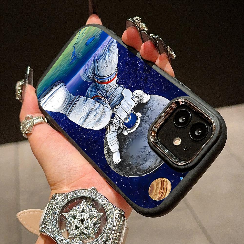 Solid Color Silver Edge Lens Soft Liquid Silicone Shockproof Phone Case for iPhone Samsung Huawei Honor Xiaomi Redmi OPPO Realme Vivo Infinix Tecno