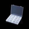4 Rows Of 16-Grid Boxes, Desktop Transparent Finishing Box, Nail Art Jewelry Anti-Oxidation Plastic Sealing Box, Separate Packaging Box