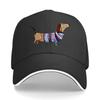 Casual Outdoor Baseball Cap for Unisex Featuring a Fun Dachshund Print Adjustable And Perfect for Spor Sandwich Baseball Cap