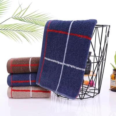 1pc Plaid Hand Towel Household Adult Hand Towel Soft Skin-friendly Face Towel Absorbent Towel For Home Bathroom Bathroom Supplie