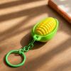 Cartoon Anti-stress Toy Pendant Finger Button Foods Clicker Key Chain  Decompression Gift