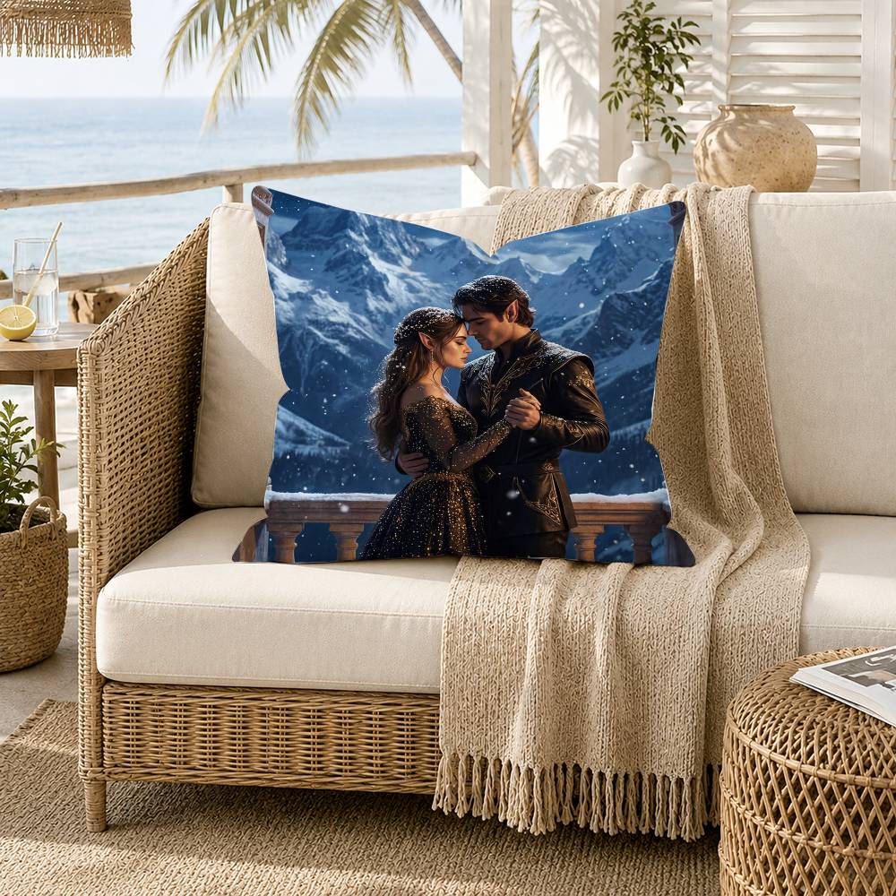 A Acotar A Court of Mist and Fury Pillow Case for Sofa Living Room Home office Decor Protective Cover