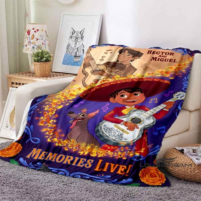 This Coco (Coco) Themed Blanket Is Warm and Cozy, Making It A Perfect Holiday Gift for Both Adults and Children.
