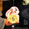 DIY Craft Middle Autumn Festival Lantern Cartoon Hanging Rabbit Lamps  Garden Decor