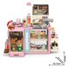 Playing House Children Simulation Candy Convenience Store Supermarket Touch Function Checkout Page Appliances Coffee Machine Toys
