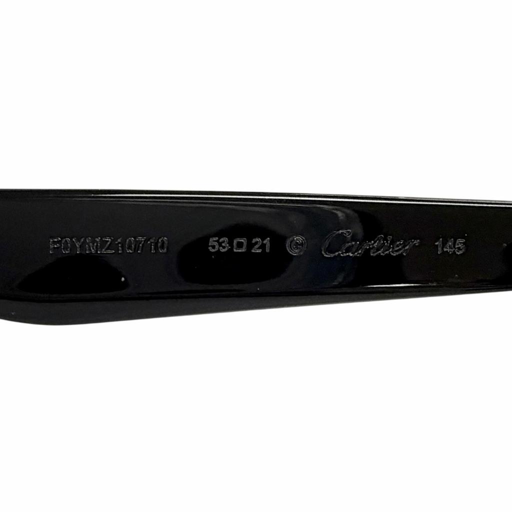Very Good Cartier Sunglasses Premier De Cartier Boston Black Mens CT0395SA Used