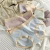 New Ice Silk Mid-Waist Women's Briefs with Cotton Crotch Seamless & Comfortable