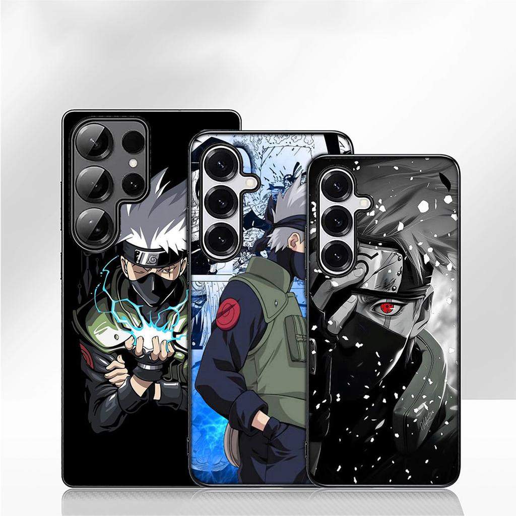 Cover for Samsung Galaxy S25 S23 S22 S24 FE Ultra Plus A56 A05 A06 A15 A16 A57 S7 Edge Case Narutos Kakashi Sasuke Uchiha Itachi