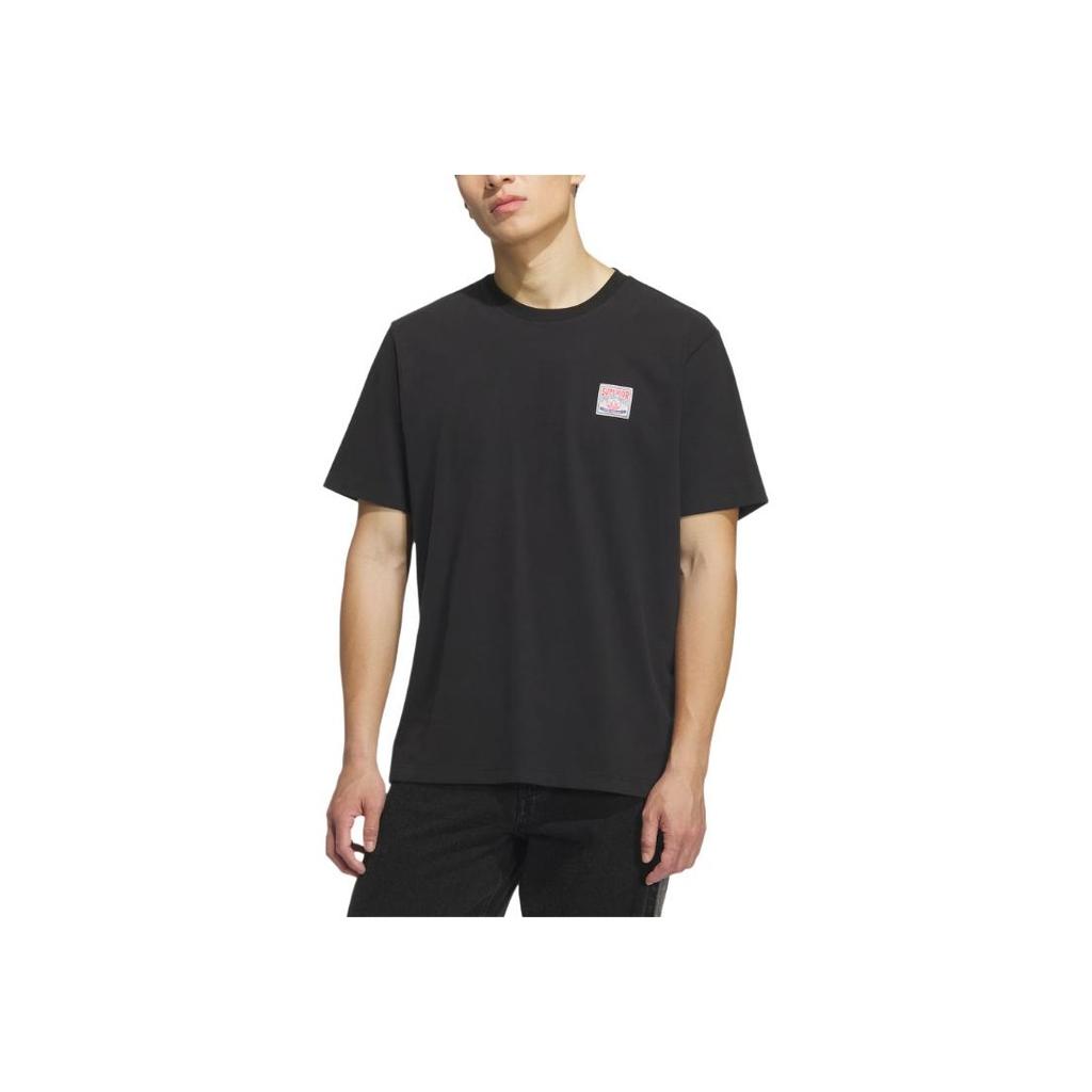 Adidas Originals SS25 Wabash Knitted Loose-Fit Versatile Short Sleeve T-Shirt Men Tops KD1852