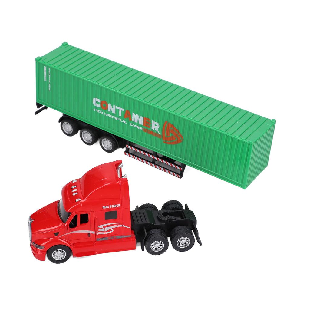 Container Truck Model 1:48 Vivid Exquisite Beautiful Decorative Toy Ornament for   3 Years Old