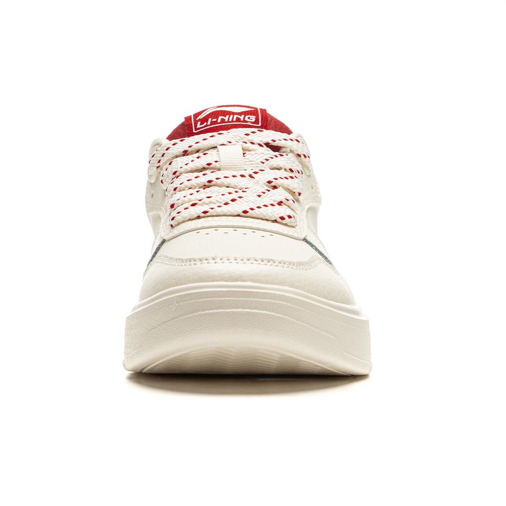 Li Ning Cloud Sky Casual Versatile Thick Sole Height Increasing Non-Slip Wear-Resistant Breathable Low-Top Skate Shoes Women Sneaker AGCU320-1
