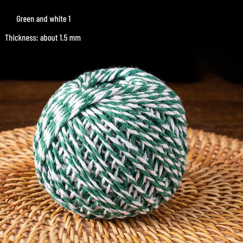 

Хлопковая веревка пищевого качества для завязывания цзунцзы и крабов - Толстый, прочный обвязочный шнур