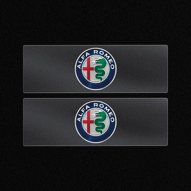 1/2/5/10PCS Car Interior Dekoration Stickers Badges Auto Styling Accessories for Alfa Romeo Giulia Stelvio Giulietta 156 159