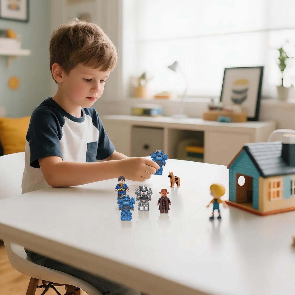 Cute Funny Building Toys Ornaments Children's Gifts