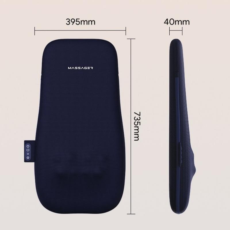 High Quality Rechargeable Hot Compress Massage Cushion Waist Backrest Massager 3 Gear Neck Kneading Back & Full Body Massage Pad