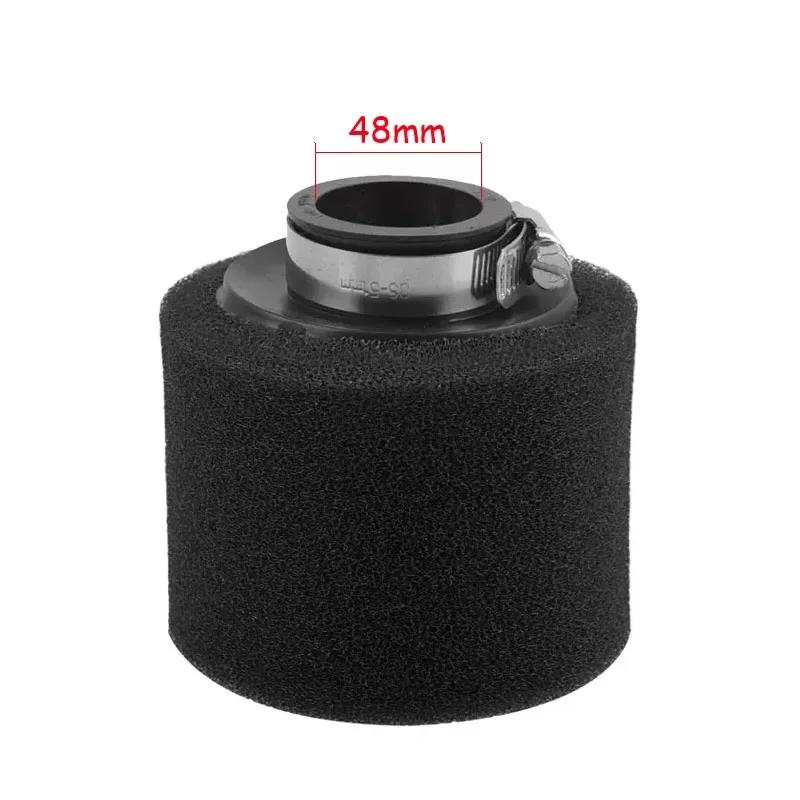 35/38/40/42/45/48/50mm Air Filter Black/Red Double Sponge Filter Cleaner Off Road Motorcycle ATV Beach Dirt Pit Bike Accessories