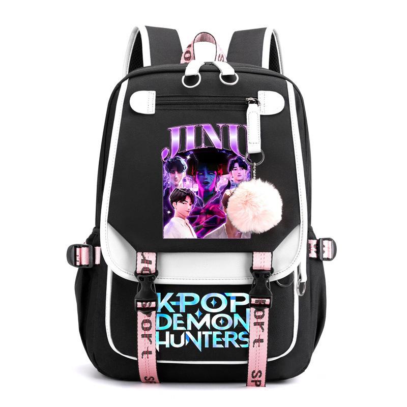 Witch Hunter Animation Cartoon Printed School Bag Large Capacity Junior High School Student Backpack