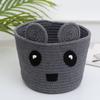 Cotton Rope Woven Storage Basket Keys Cosmetics Snacks Desktop Organiser Nordic Minimalist Home Decor