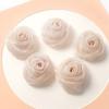 3/5Pcs Chiffon Artificial Flowers Heads 5CM Fake Flower for Home Decor Wedding Decoration Bridal Clothing Crafts Gifts Accessory