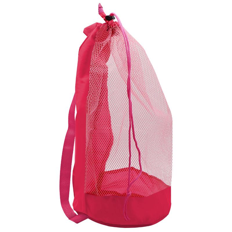 Kids' Large Mesh Toy Storage Backpack for Beach Sand Tools.