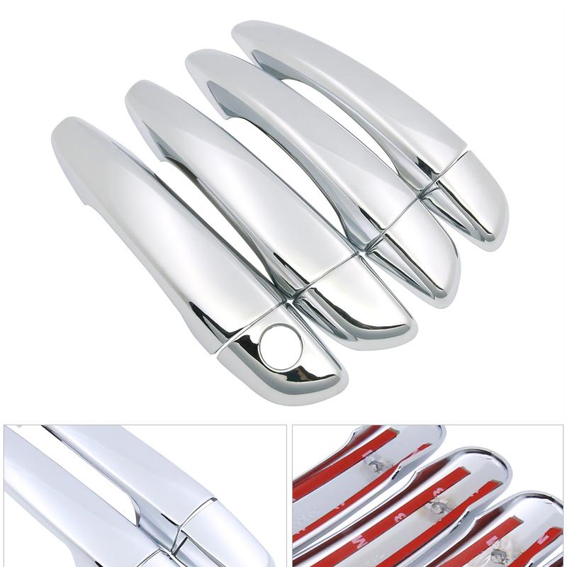 Chrome Car Door Handle Cover For Citroen C5 Aircross 2017- Car Covering Trim Set Exterior Accessories Car Sticker 2018