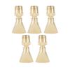 5Pcs Brass Fountain Nozzles Fan Shaped Water Fountain Nozzle Exquisite Fountain Head Sprinkler for