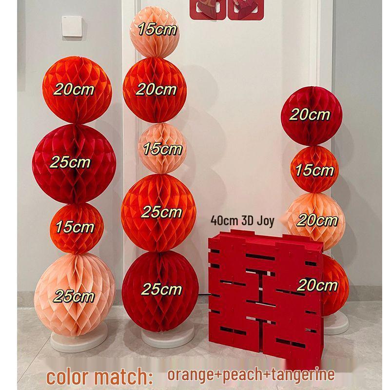 Gauze Flower Wedding Aisle Runner and Room Decoration