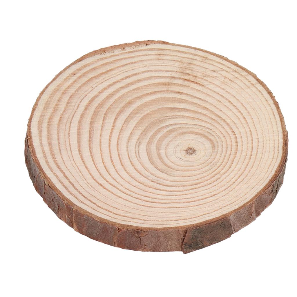 25 Bucăți Lemn Pin Suport de Pahar Recuzită Ornament pentru Decor Acasă