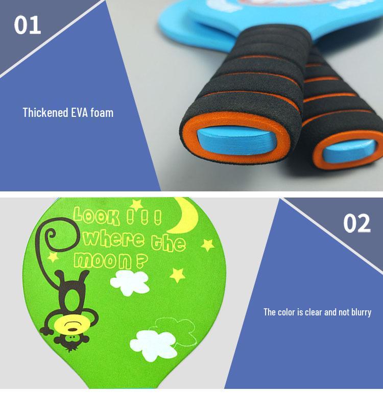 Aoxing Solid Wood Badminton Racket - Thickened Design for Indoor & Outdoor Use, Suitable for Children & Adults, Three Feather Fitness Racket.