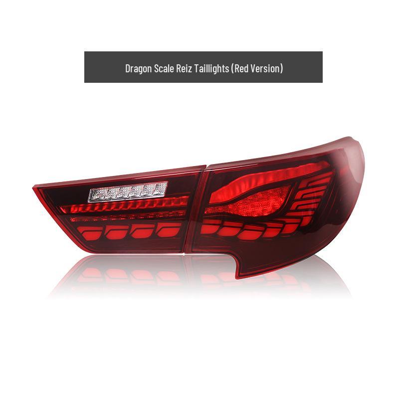 LED Dragon Scale Daytime Running Lights & Flowing Turn Signal Taillights for 10-17 Toyota Reiz