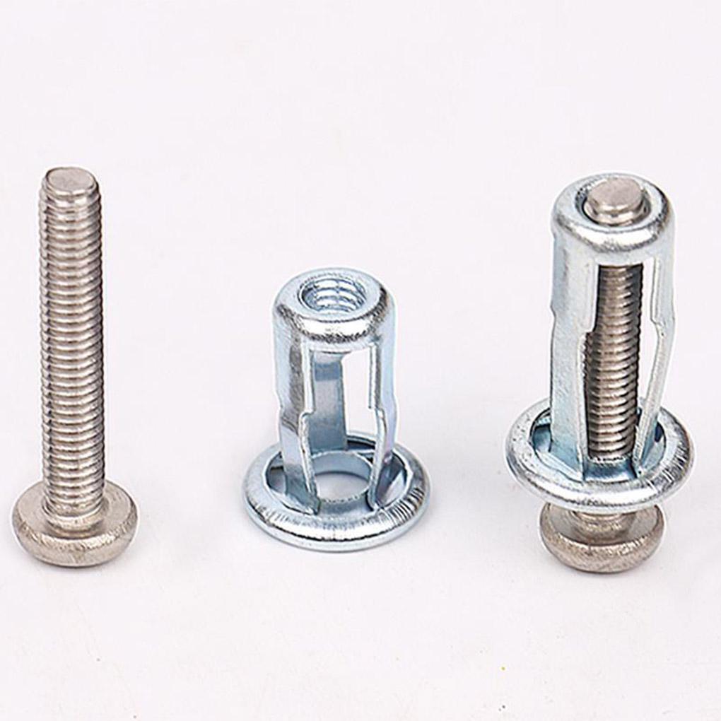 Petal Rivets Wear-resistant Lock Nut Threaded Screw Bolts Hollow Stainless Steel Rivet Coated for Fixed License Plate