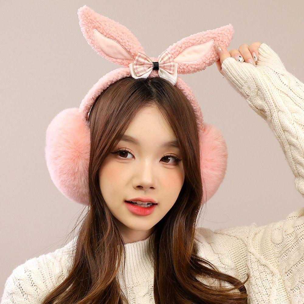 

Толстые детские наушники, мягкие, милые, теплые женские наушники, ветрозащитные