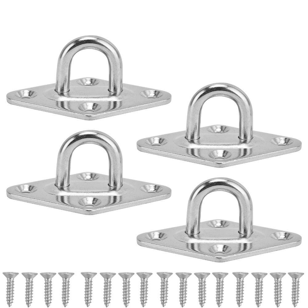 4 PCS Rhombus Heavy Duty Hammock Hanging Kit For Indoor & Outdoor Hammocks and Swing Chairs