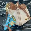Non-Toxic Pokmon Pikachu Keychain Bag Pendant Cute Cartoon Doll Squirtle Duck Exquisite Car Keychain Ring Gift