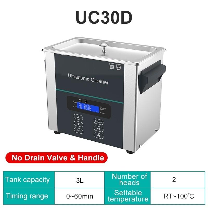 220V Industrial Glasses Jewelry Dental Cleaning Machine Lab Equipment Portable Digital Display Heating Ultrasonic Cleaner
