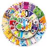 50 Numberblocks Waterproof Decorative Stickers for Early Childhood Education