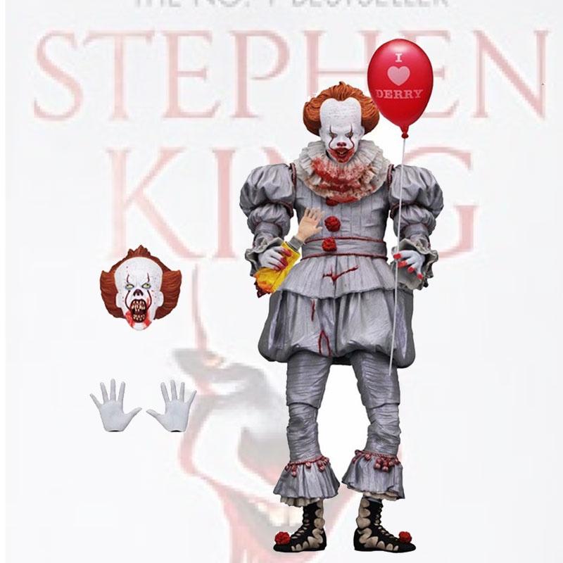 Neca Pennywise 7-Zoll-PVC-Actionfigur Stephen Kings Es-Thema Blutige Sonderausgabe