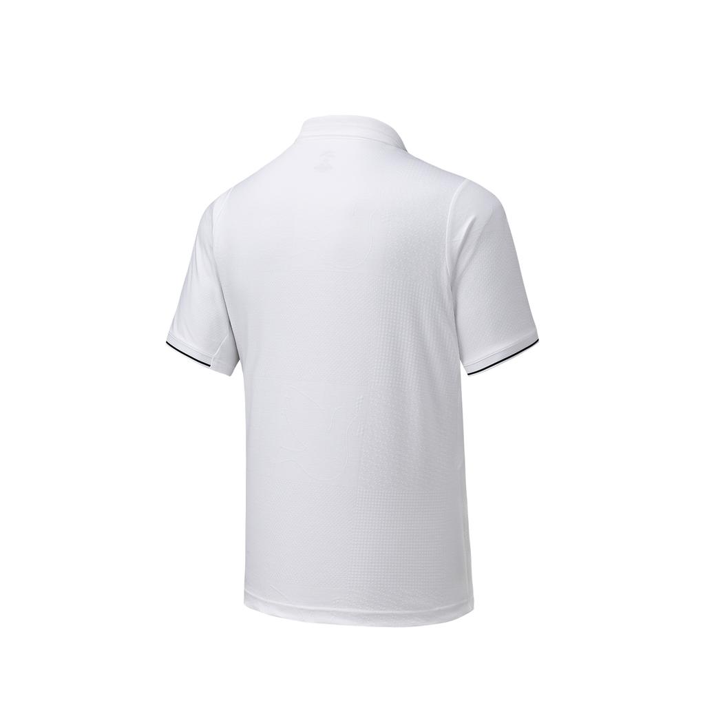 Anta Iconic Lifestyle Series Short Sleeve Polo Shirt Men tops Snow-White 152628114-1
