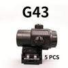 Hot Sale Holographic Red Dot Sight G43/G33 Magnifying Glass Combined Rifle Sight 20mm Guide Rail