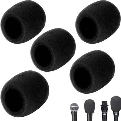 

Microphone Sponge Windshield Cover, High-Density Microphone Sponge, Thick Sponge, Dustproof, Reusable, 76*60mm, 40mm Inner Diameter, Universal Fit, Se
