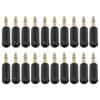 20pcs 3.5mm Headphone Audio Plug DualChannel Stereo Audio Adapter for Headset Repair Replacement