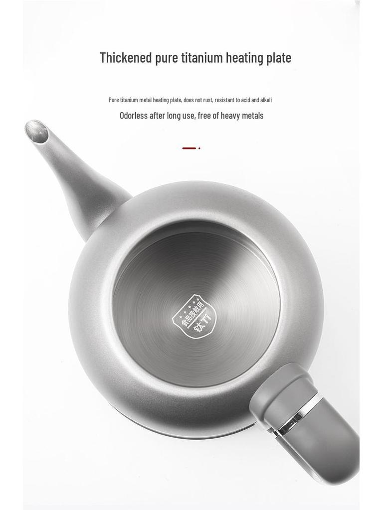 To Yi Large Capacity Pure Titanium Electric Kettle for Tea, Auto Shut-Off