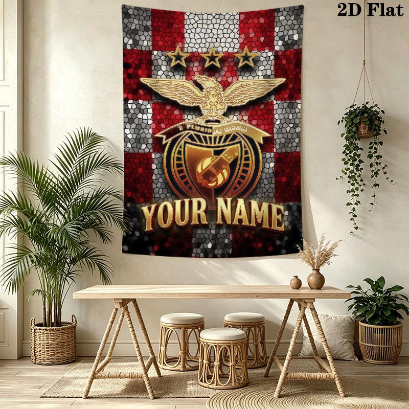Slbenfica Wall Hanging Printed Fabric Blanket Decorative Tapestries for Bedroom Living Room Home Decor