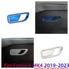 LHD Stickers for Ford Focus 4 Mk4 St Line 2019-2023 Glove Box Handle Cover Trim Sticker Locking Lip Hole Buckle Frame Styling