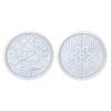 Multifunction Coaster Resin Mold Novelty-Snowflake Cup Mat Silicone Mold Xmas-Tree Coaster Epoxy Resin Mould Table-Decor