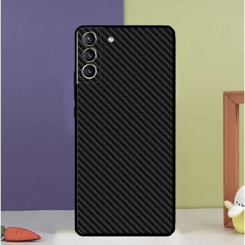 Carbon Fiber For Samsung Galaxy S22 S21 Ultra S20 FE S8 S9 S10 Note 10 Plus Note 20 Ultra Case Cover