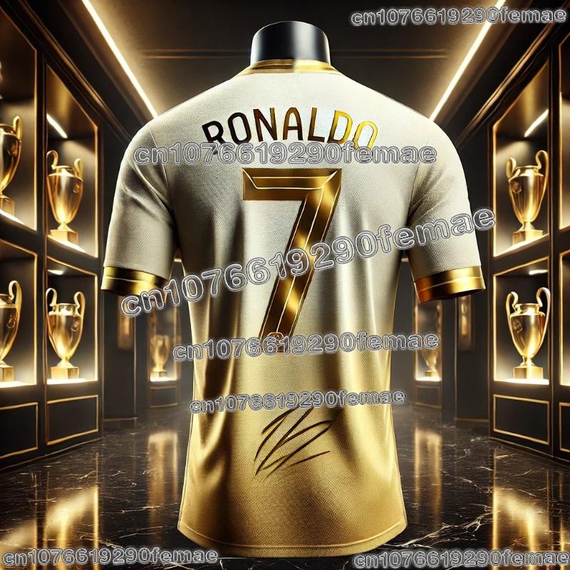 2026 Neu Heiß Verkauft Ronaldo Mode Fußball Superstar Gedenk Kollektion Sport Trikot Täglich Outdoor Atmungsaktiv T-Shirt