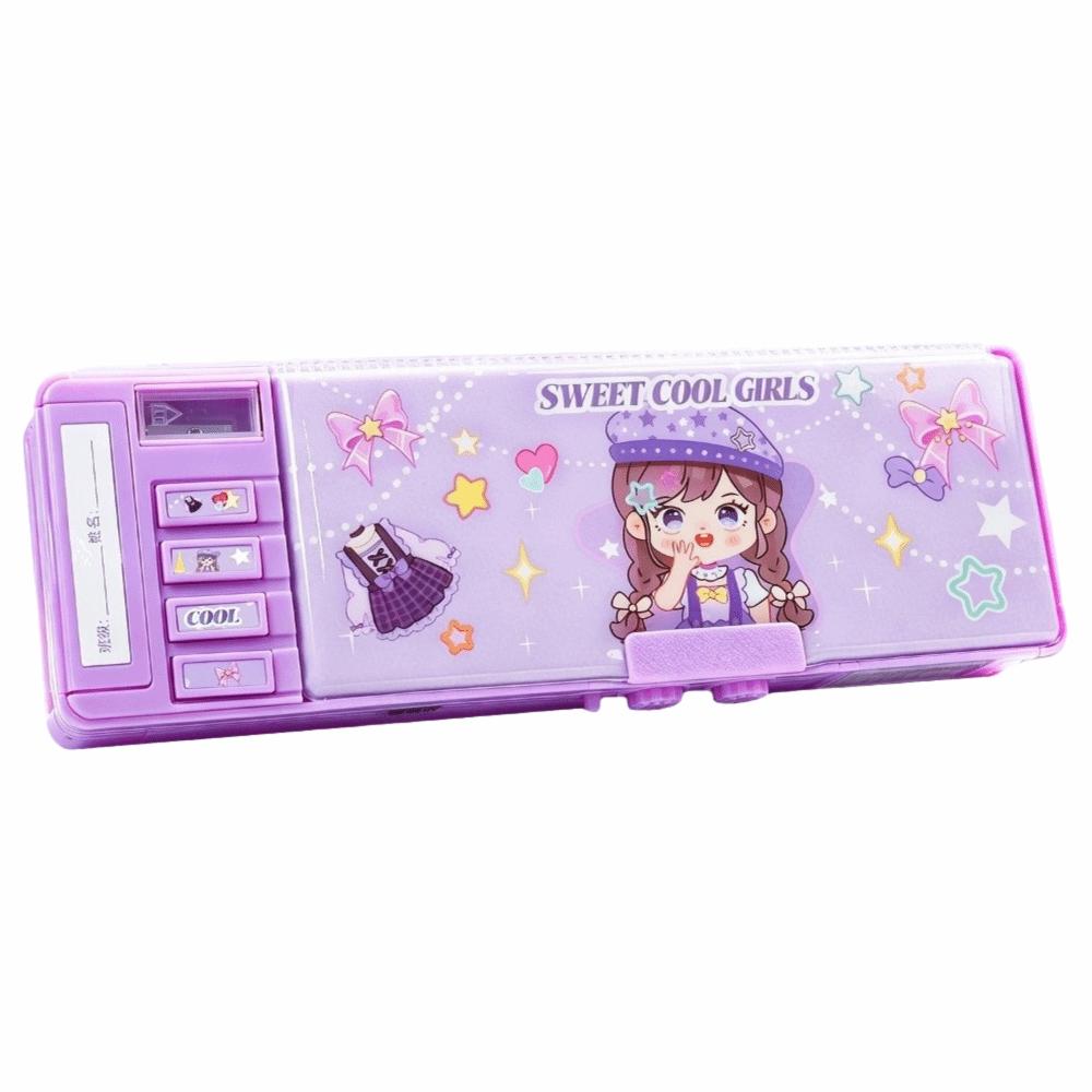 Large Capacity Stationery Box Password Lock Pen Box Stationery Organizer Back To School Gift 1