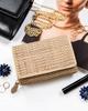 Elegant women's wallet made of natural leather - Rovicky